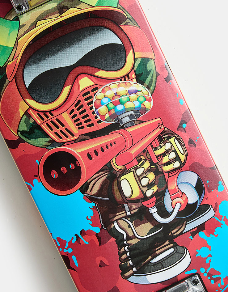 Speed Demons Paintballer Camo Complete Skateboard - 7.5"