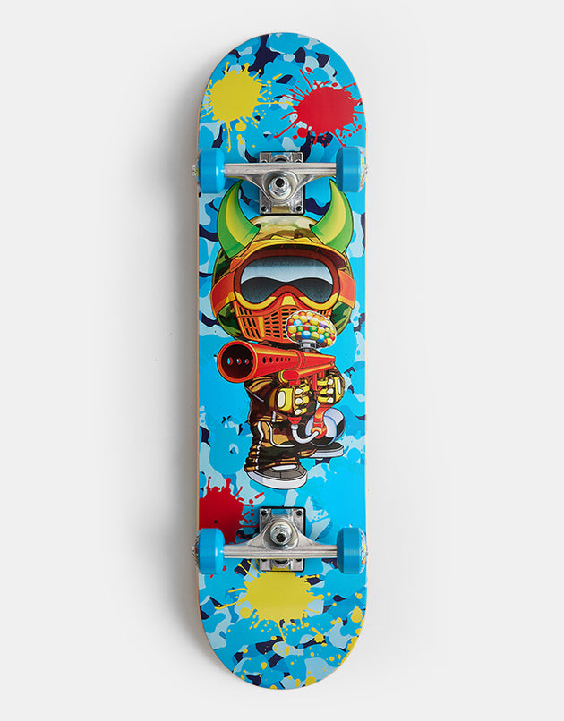 Speed Demons Paintballer Camo Complete Skateboard - 8"