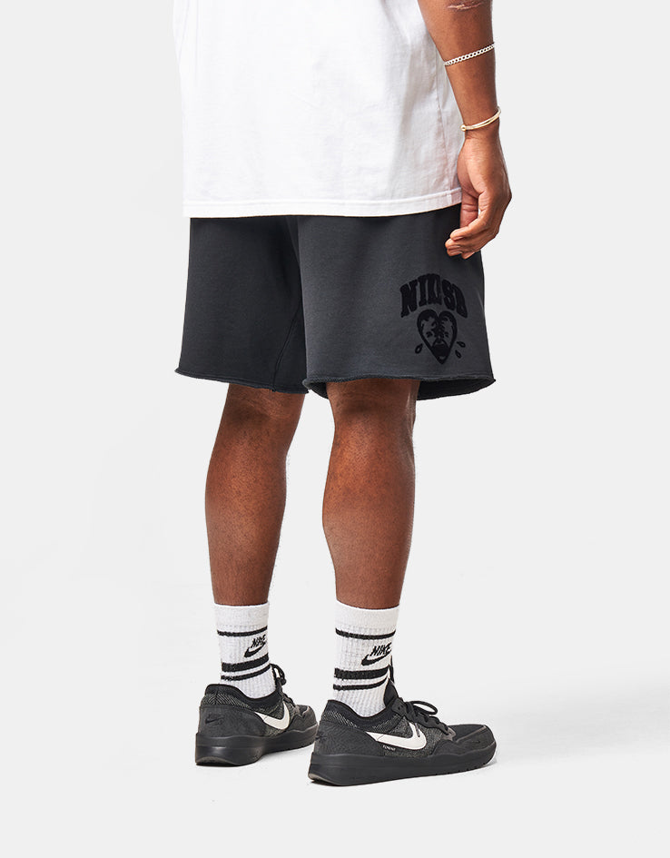 Nike SB GFX Fleece Shorts - Black/White
