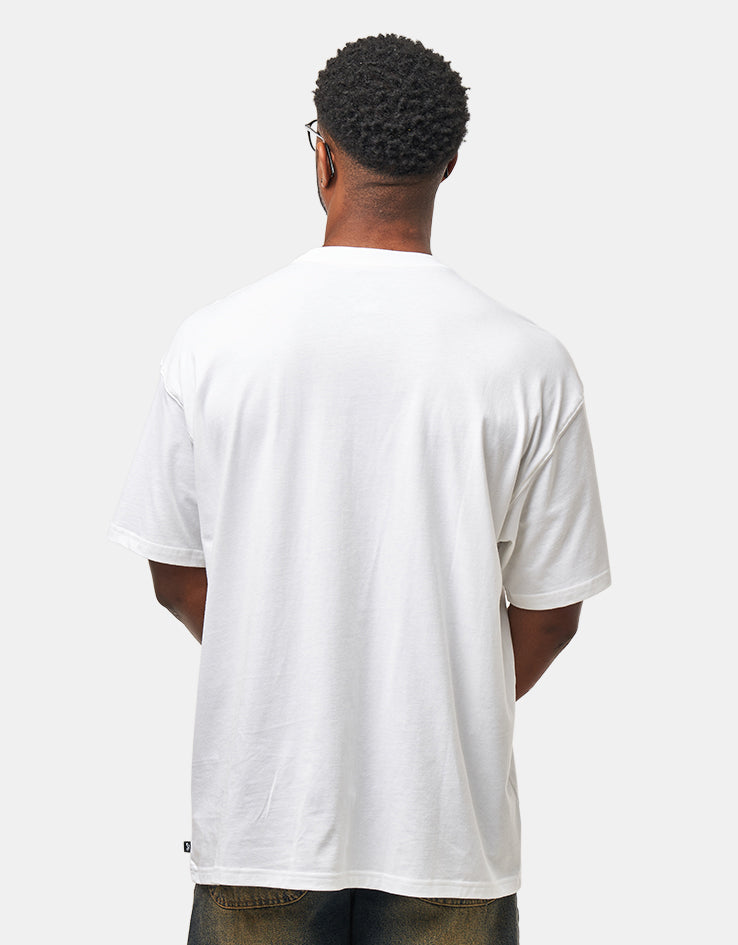 Nike SB Central Logo Fill T-Shirt - White/Black