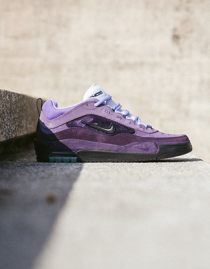 Nike SB Air Max Ishod Skate Shoes - Grand Purple/Black-Noble Purple