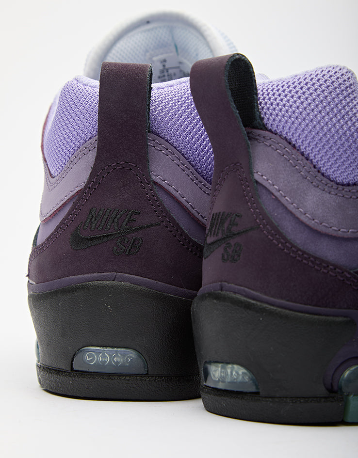 Nike SB Air Max Ishod Skate Shoes - Grand Purple/Black-Noble Purple