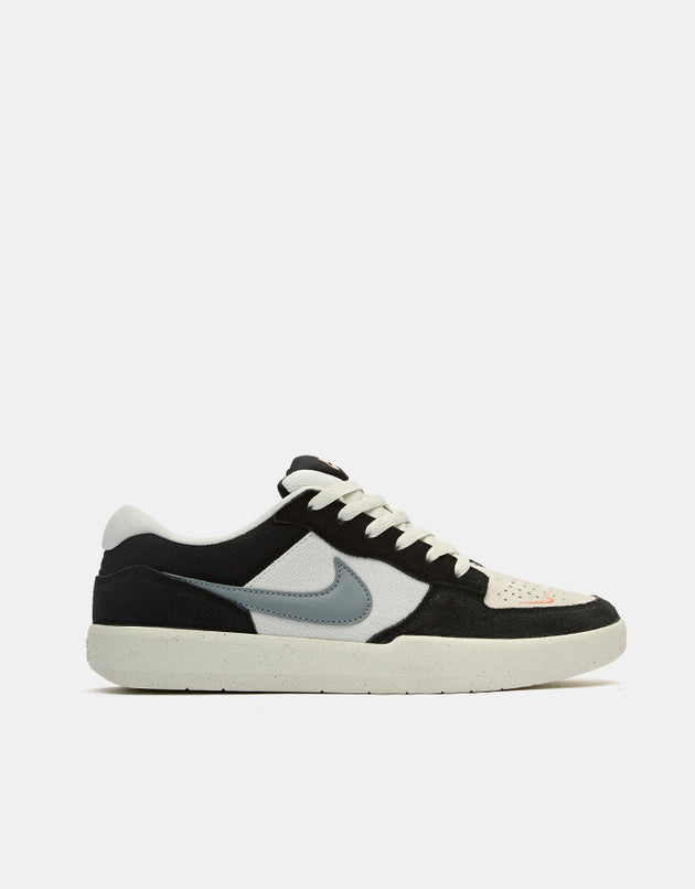 Nike SB Force 58 Skate Shoes - Black/Cool Grey-Summit White-Sail