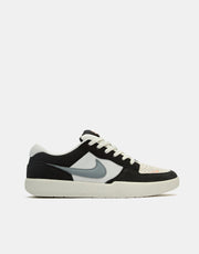 Nike SB Force 58 Skate Shoes - Black/Cool Grey-Summit White-Sail