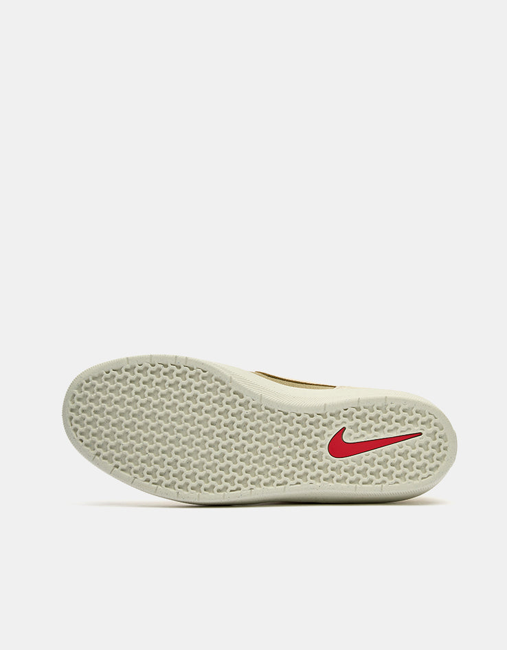 Nike SB Force 58 Skate Shoes - Coconut Milk/Linen-Neutral Olive