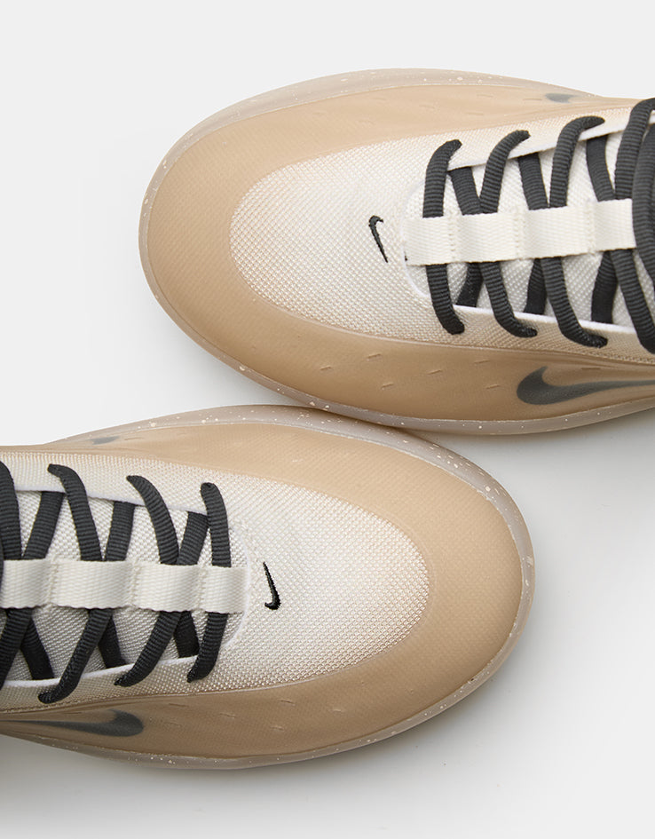 Nike SB Zoom Nyjah 4 Skate Shoes - Desert Khaki/Dk Smoke Grey