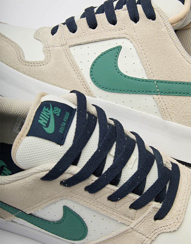 Nike SB Delta Force Vulc Skate Shoes - Desert Sand/Bicoastal
