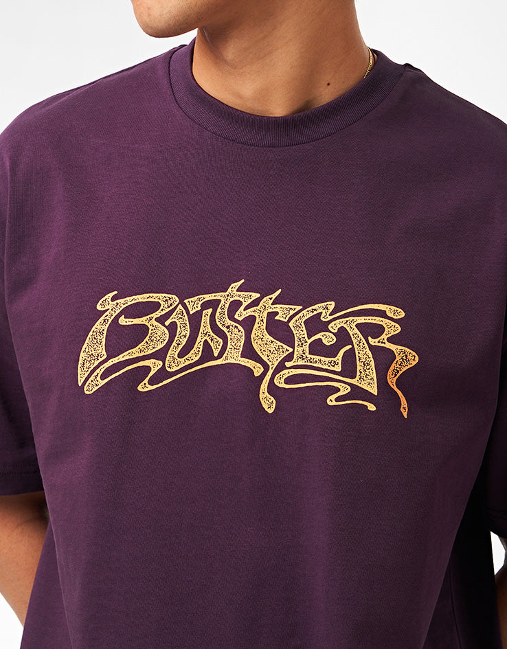 Butter Goods Drummer T-Shirt - Eggplant