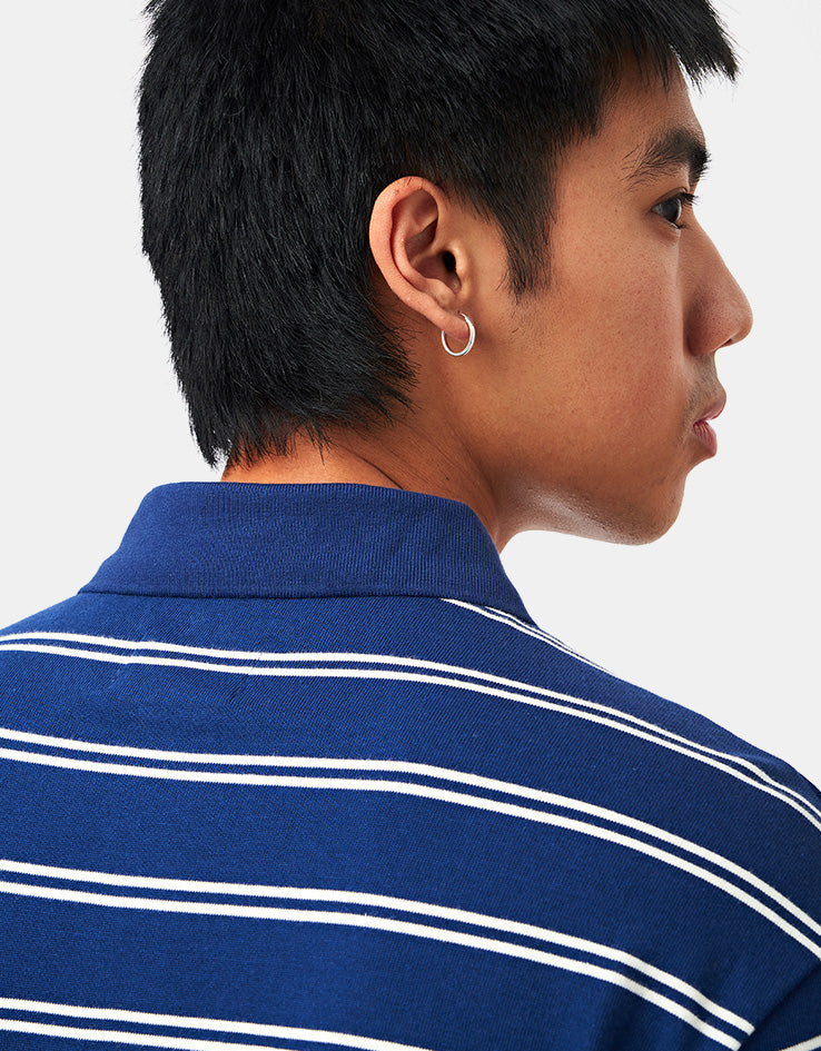 Butter Goods Stars Polo S/S Shirt - Navy
