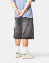 Butter Goods Drummer Baggy Denim Shorts - Shorts Streaky Black