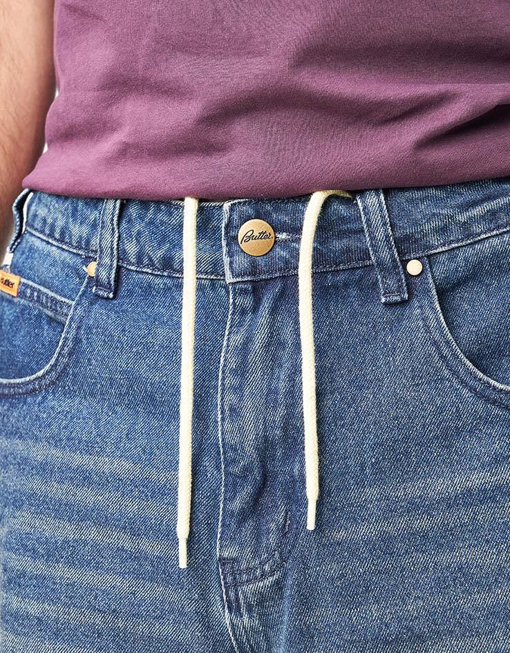Butter Goods Baggy Denim Shorts - Vintage Indigo Wash