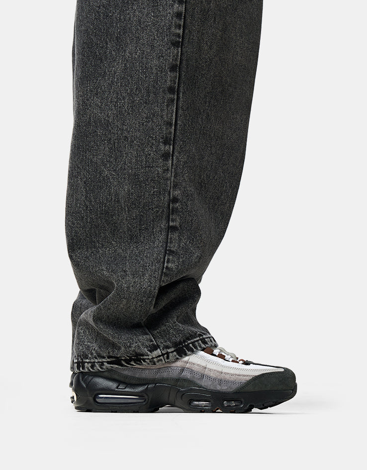 Butter Goods Drummer Baggy Denim Jeans - Streaky Black