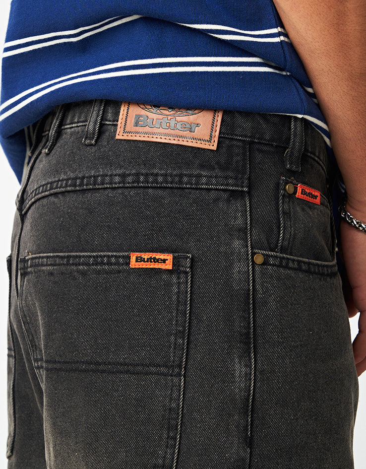 Butter Goods Baggy Denim Jeans - Faded Black