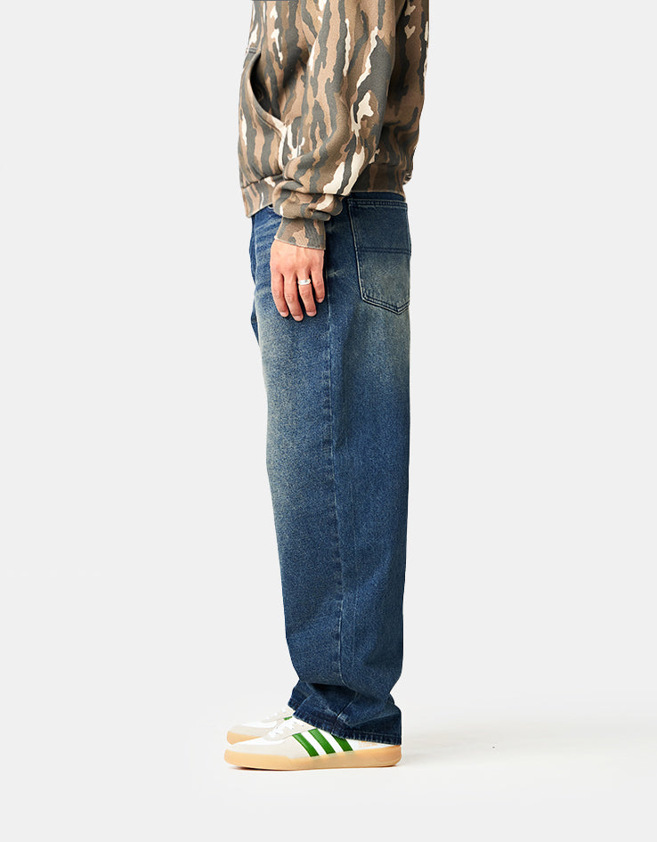 Butter Goods Baggy Denim Jeans - Vintage Indigo Wash