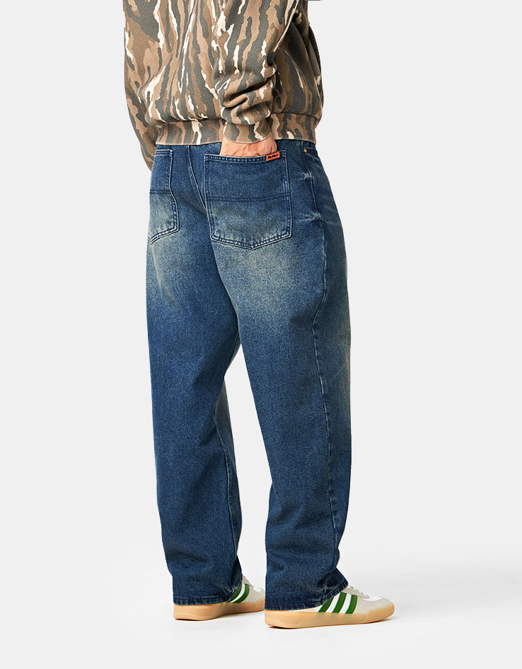Butter Goods Baggy Denim Jeans - Vintage Indigo Wash