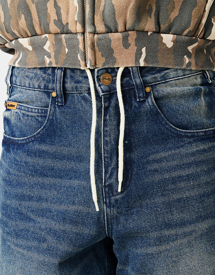 Butter Goods Baggy Denim Jeans - Vintage Indigo Wash