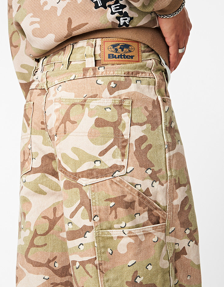 Butter Goods Carpenter Denim Jeans - Desert Camo