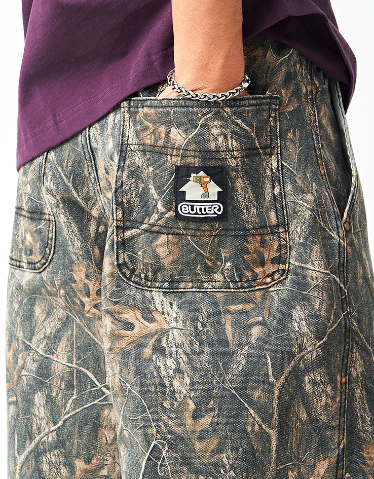 Butter Goods Work Pants - Forest Camo