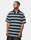 Santa Cruz Cera S/S Polo Shirt - Black/Dark Teal