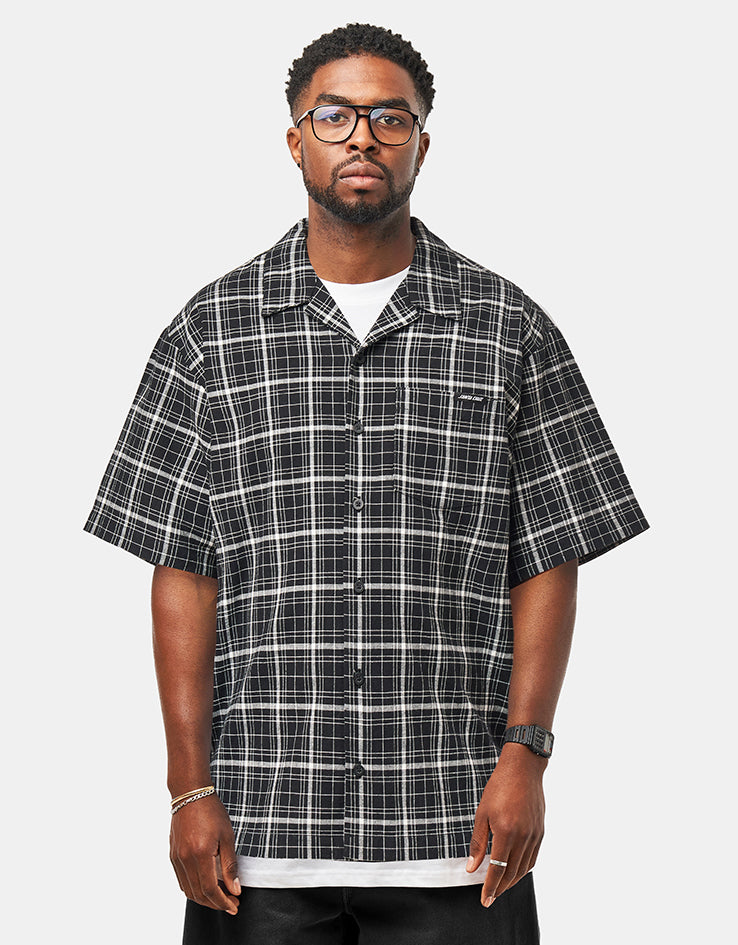 Santa Cruz Flint S/S Shirt - Black Check