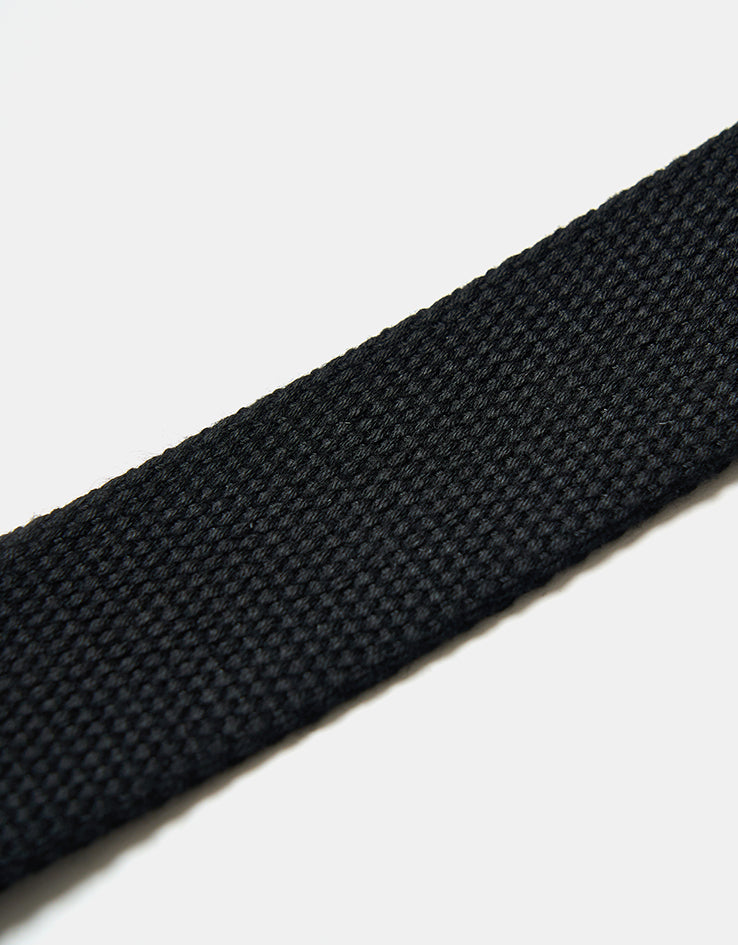 Butter Goods Logo Woven Web Belt - Black