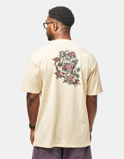 Santa Cruz EXCLUSIVE Screaming Rose Flash T-Shirt - Blonde Wood