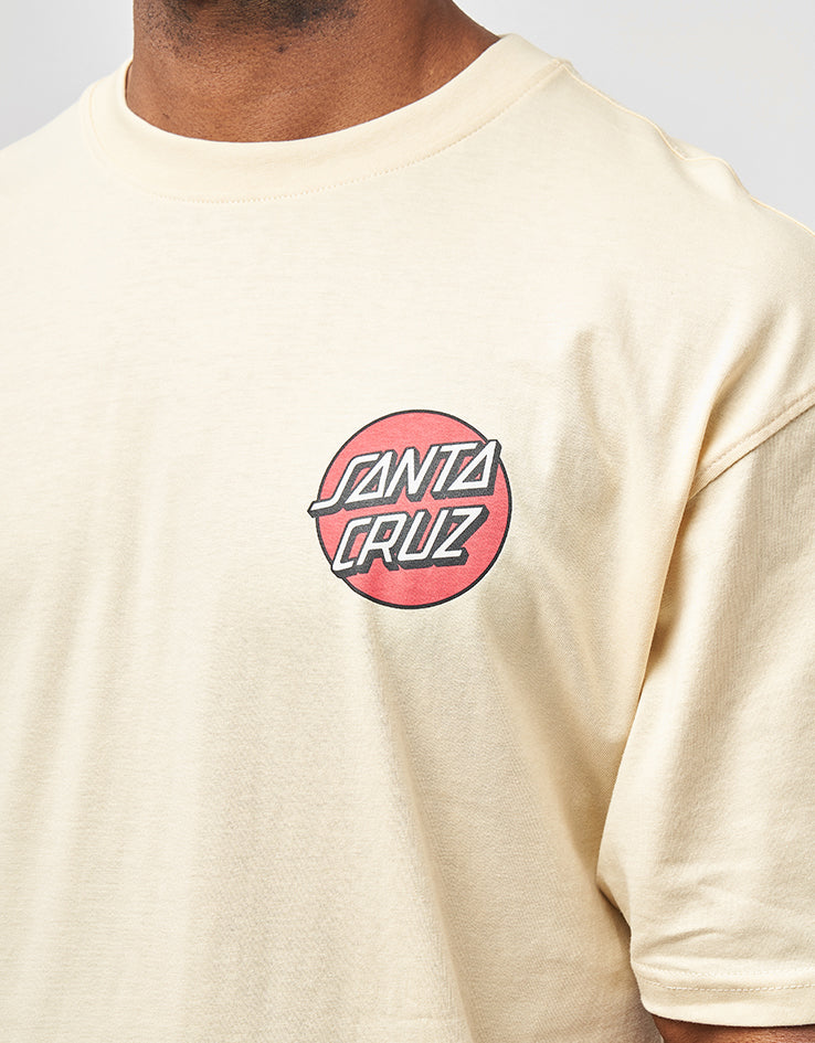 Santa Cruz EXCLUSIVE Screaming Rose Flash T-Shirt - Blonde Wood