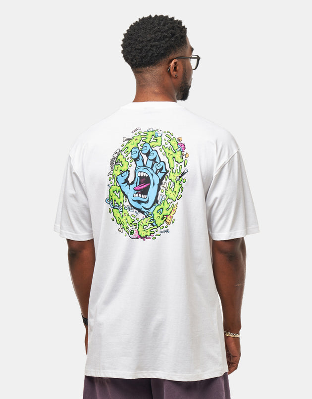 Santa Cruz EXCLUSIVE Slime Scream T-Shirt - White