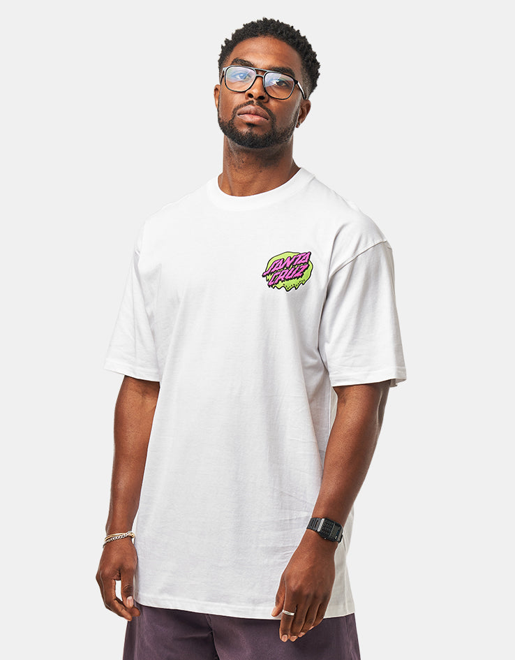 Santa Cruz EXCLUSIVE Slime Scream T-Shirt - White