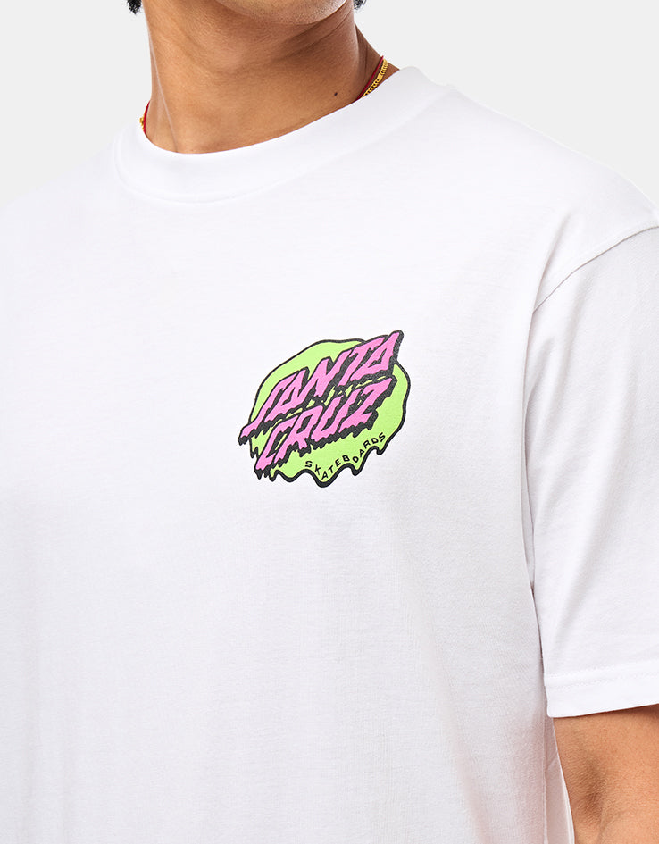 Santa Cruz EXCLUSIVE Slime Scream T-Shirt - White