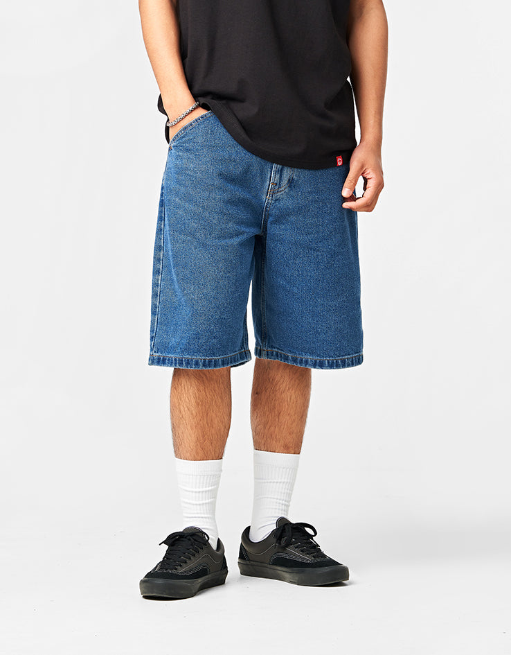Spitfire Bighead Fill Denim Shorts - Medium Stone Wash