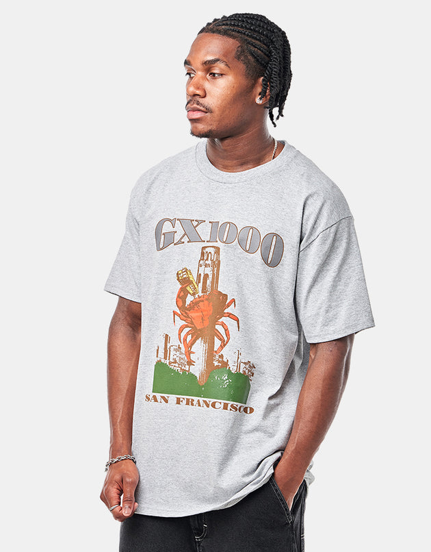 GX1000 Crab T-Shirt - Heather Grey