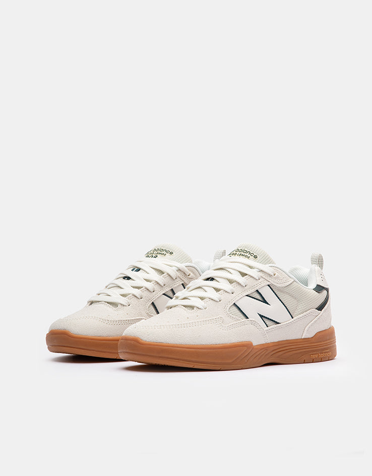 New Balance Numeric 808L Tiago Lemos Skate Shoes - Sea Salt/Green