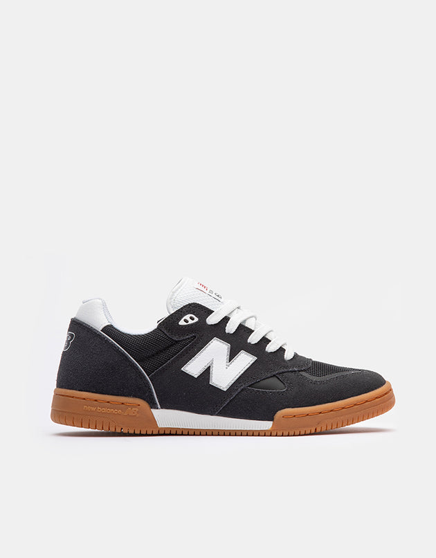 New Balance Numeric 600 Tom Knox Skate Shoes - Dark Grey/White