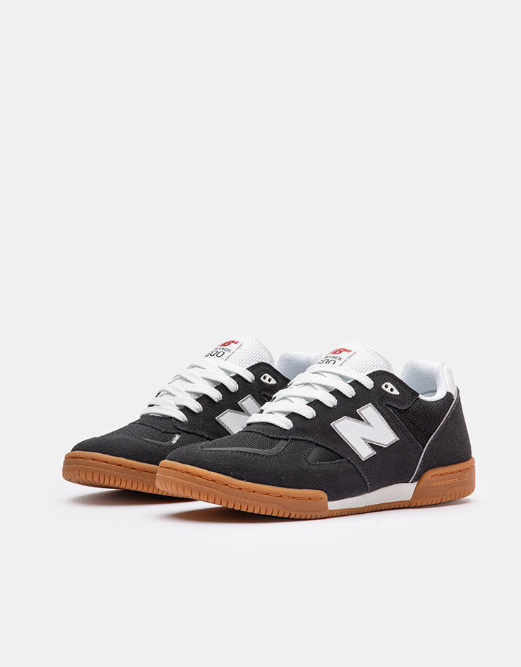New Balance Numeric 600 Tom Knox Skate Shoes - Dark Grey/White