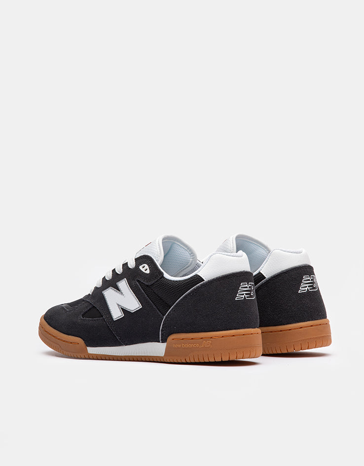 New Balance Numeric 600 Tom Knox Skate Shoes - Dark Grey/White