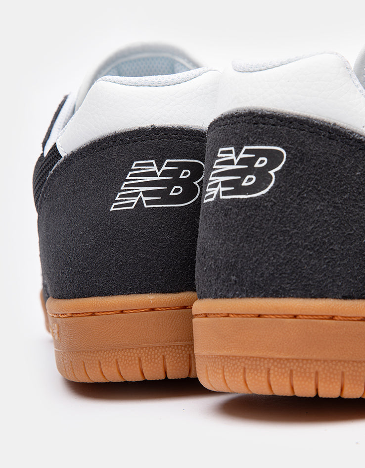 New Balance Numeric 600 Tom Knox Skate Shoes - Dark Grey/White