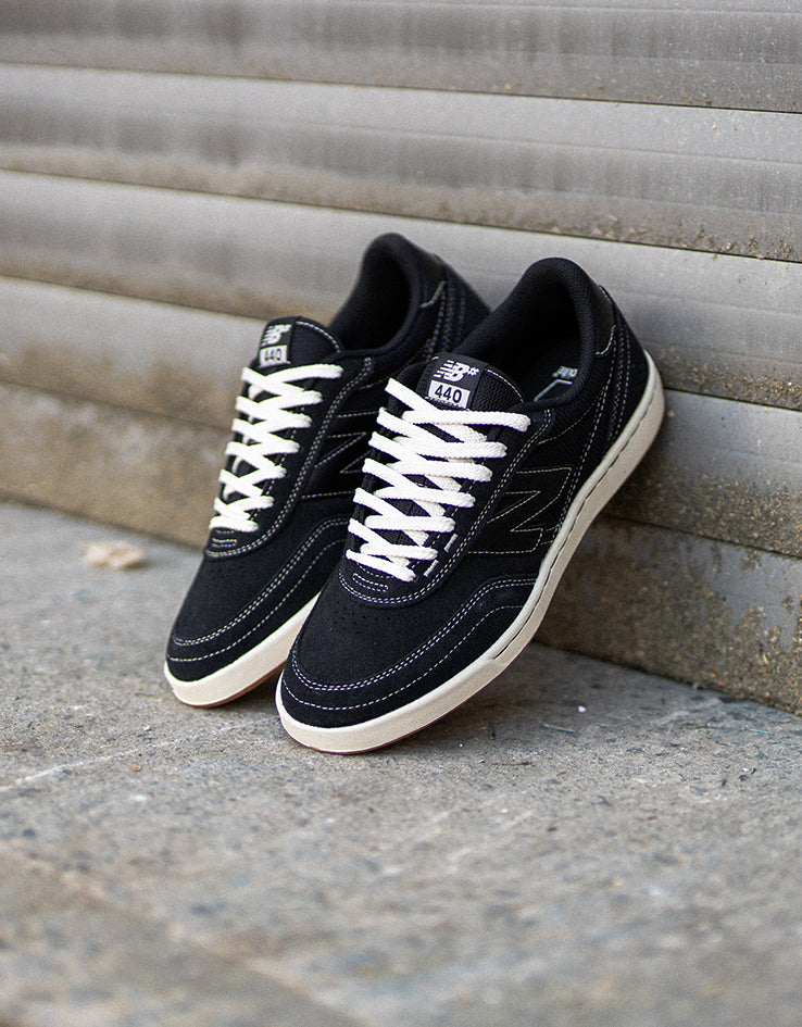 New Balance Numeric 440 Skate Shoes - Black/Sea Salt