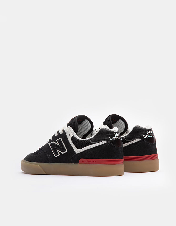 New Balance Numeric 574 Skate Shoes - Black/White