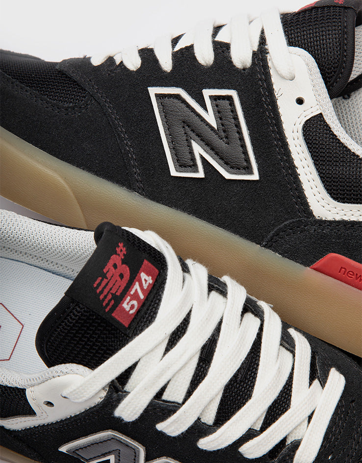 New Balance Numeric 574 Skate Shoes - Black/White