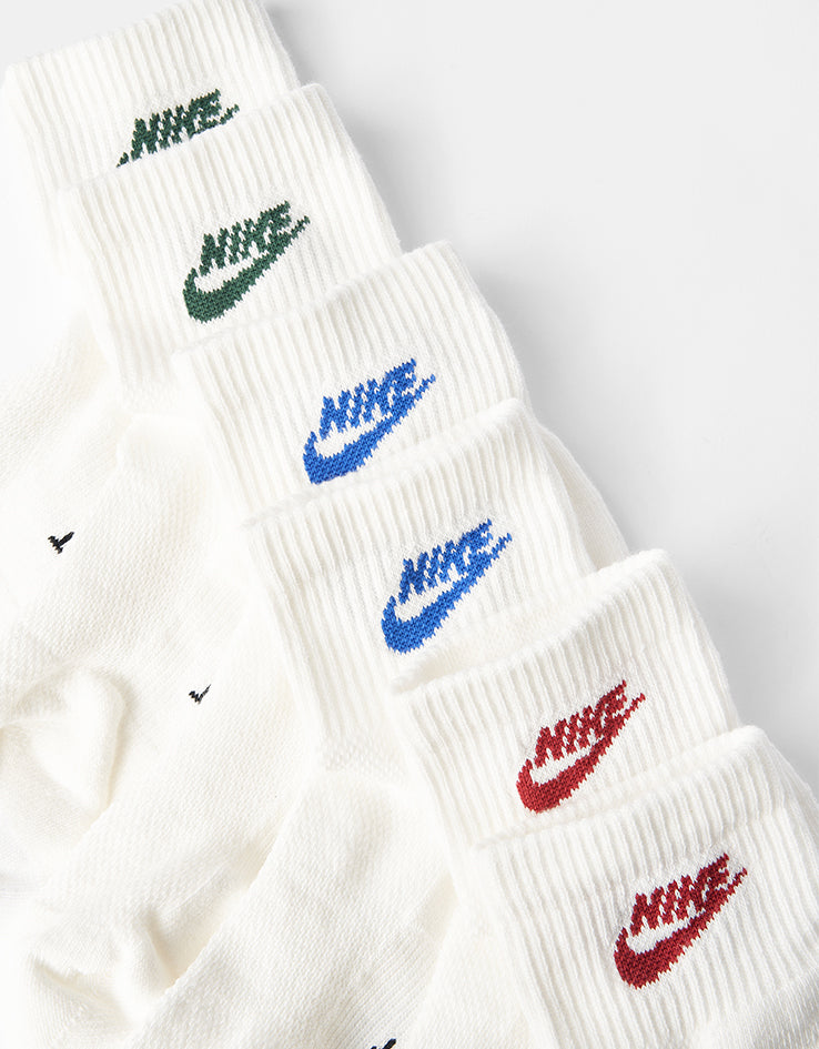 Nike Everyday Essential Ankle 3 Pack Socks - Multi-Color