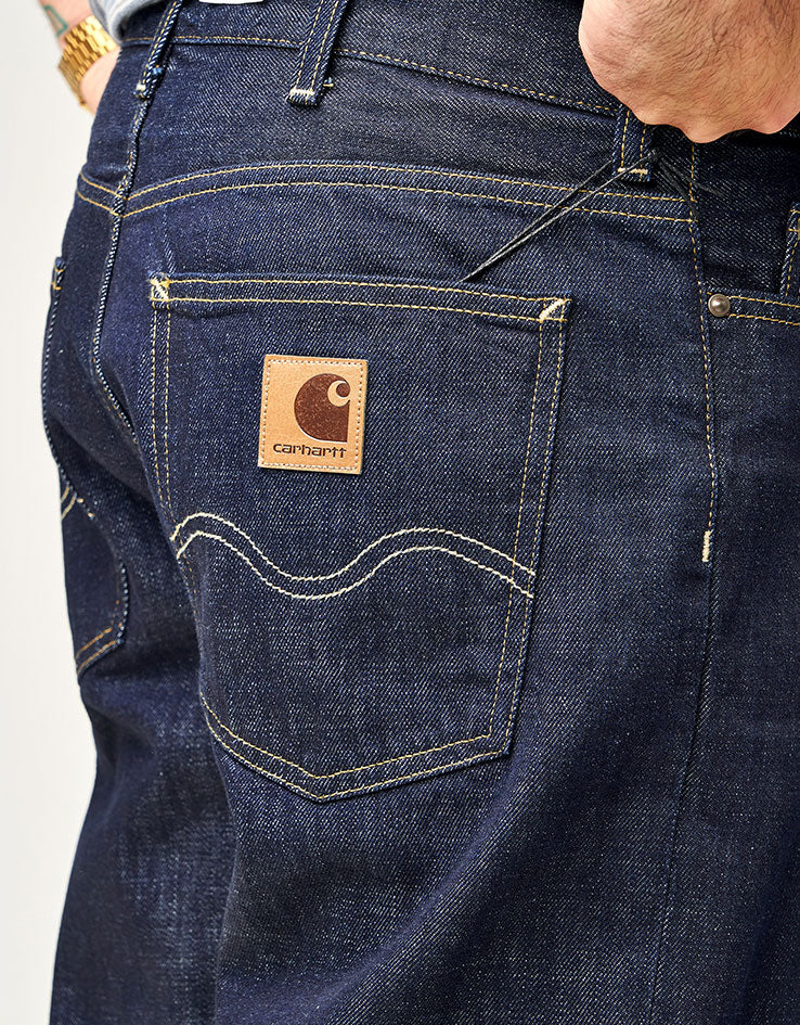 Carhartt WIP Marlow Pant - Blue (Rinsed)
