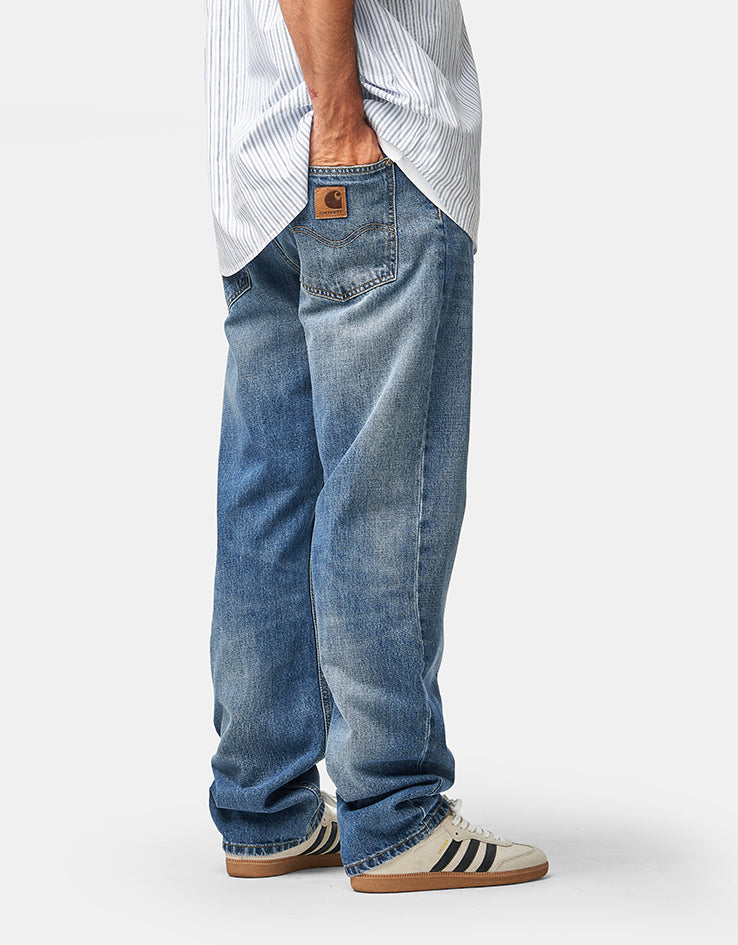Carhartt WIP Marlow Pant - Blue (Worn Bleached)