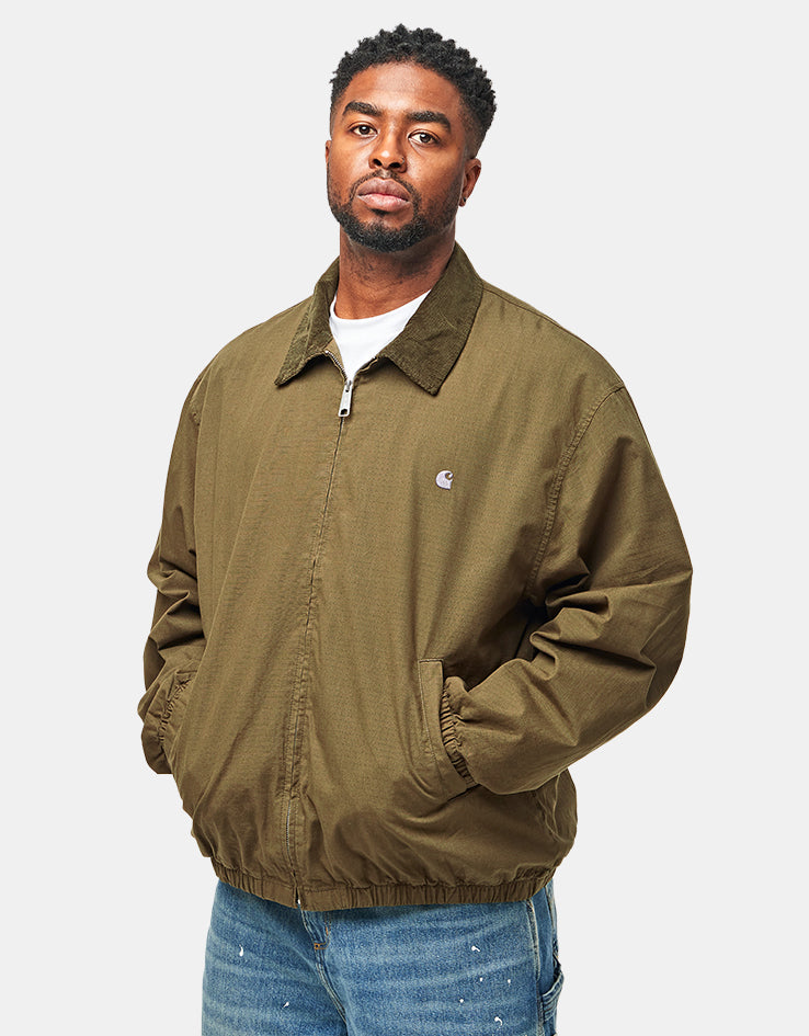 Carhartt WIP Madison Ripstop Jacket - Dark Beech/Black (Garment Dyed)