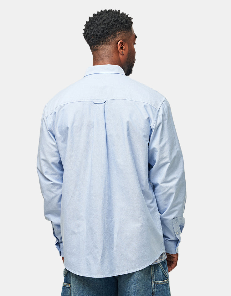 Carhartt WIP L/S C-Logo Shirt - Bleach/White