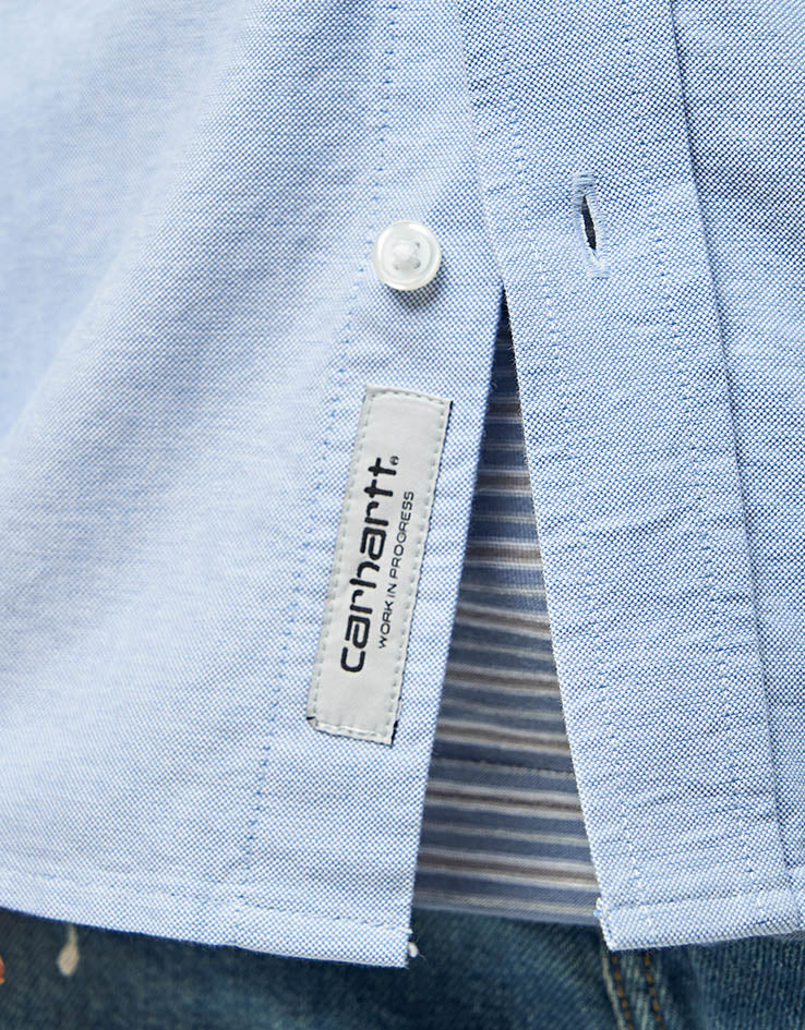 Carhartt WIP L/S C-Logo Shirt - Bleach/White
