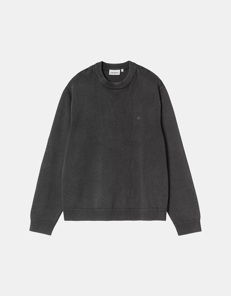 Carhartt WIP Kori Sweater - Black (Garment Dyed)