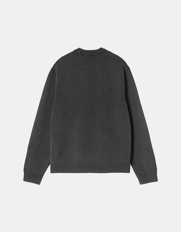 Carhartt WIP Kori Sweater - Black (Garment Dyed)