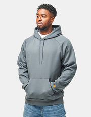 Carhartt WIP Hooded Chase Sweat - Styx/Gold