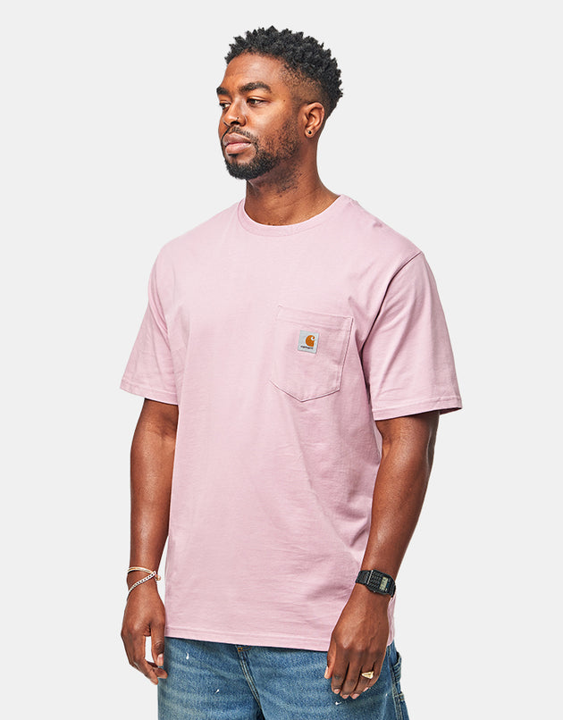 Carhartt WIP S/S Pocket T-Shirt - Hortensia